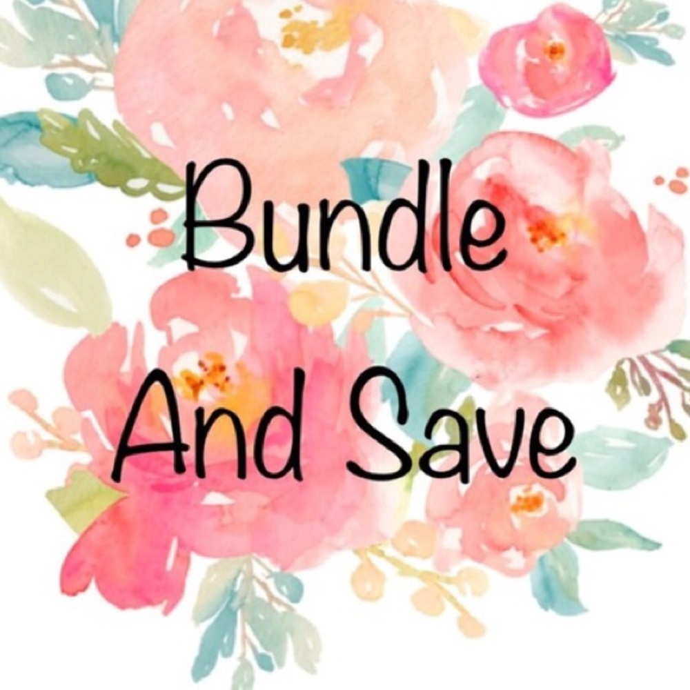 Bundle 3 Items and get 15% off!!!